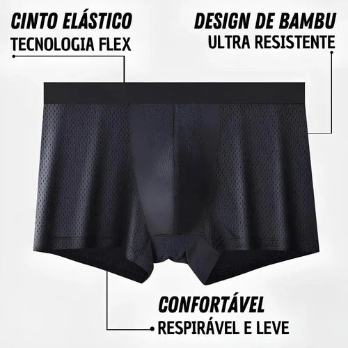 KIT 10 Cuecas Fibras de Bambu + Frete Grátis
