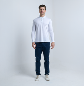 Camiseta POLO manga LONGA + Frete Grátis
