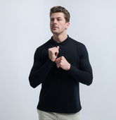 Camiseta POLO manga LONGA + Frete Grátis