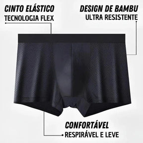 KIT 10 Cuecas Fibras de Bambu + Frete Grátis
